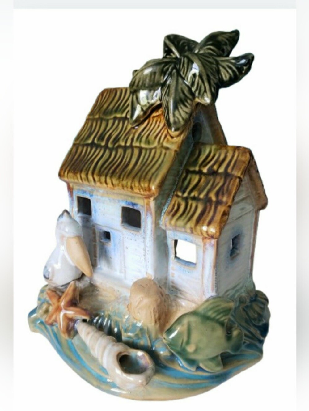 Heavy Ceramic Candle House